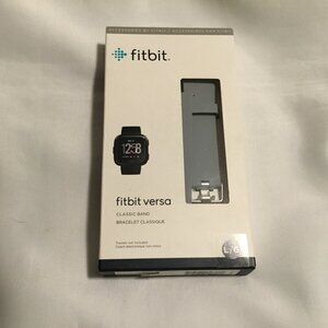 Fitbit Versa 2 Versa Size Large Replacement Silicone Sport Watch Band Strap Gray